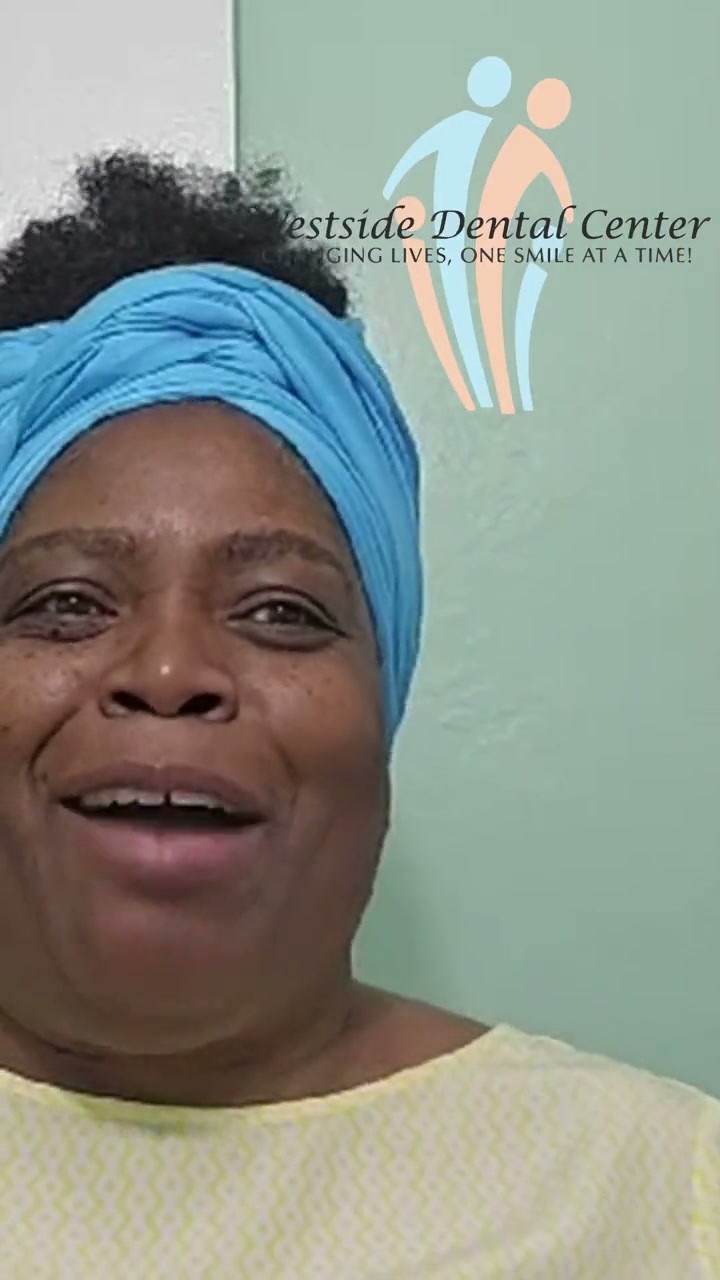 Patient Marcia at Westside Dental Center