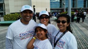I Care I Cure Race Dr. Dham Family